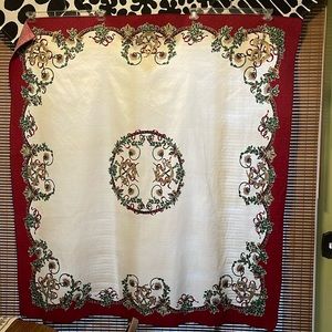 Holiday/Christmas tablecloth.